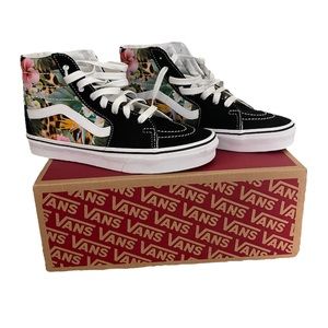 Floral leopard vans